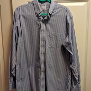 Brooks Brothers Blue and White Shirt